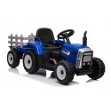 Lean Cars Traktor na Accumulator with Przyczep XMX611 Blue Lean Cars Traktor na Accumulator with Przyczep XMX611 Blue