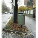 Europlast Austria Gatvės šiukšliadėžė, miesto šiukšlių konteineris stulpui ar sienai, DIN 50L - žalias Europlast Austria Gatvės šiukšliadėžė, miesto šiukšlių konteineris stulpui ar sienai, DIN 50L - žalias