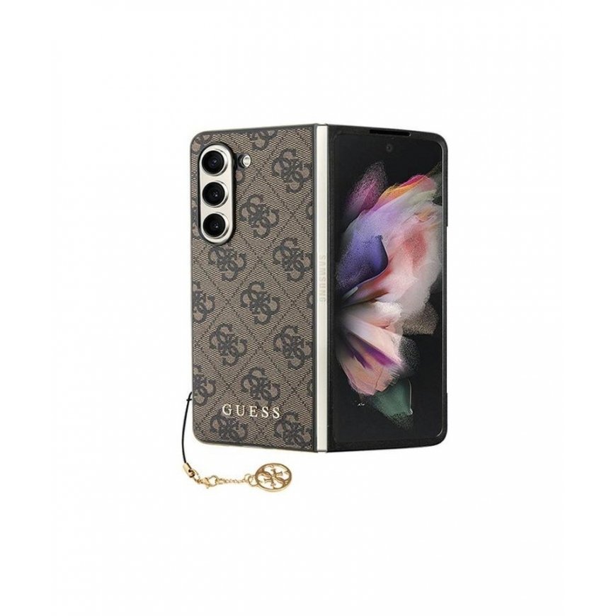 Guess GUHCZFD5GF4GBR F946 Z Fold5 brązowy|brown hardcase 4G Char – 2