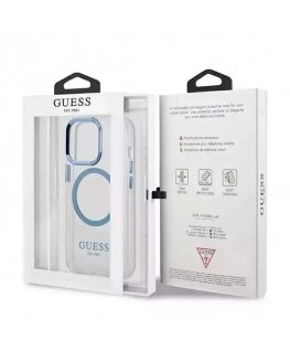 Guess GUHMP13LHTRMB iPhone 13 Pro | 13 6,1" niebieski|blue hard