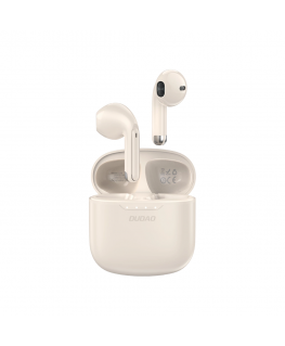 Dudao U18 Bluetooth 5.1 TWS wireless headphones - beige