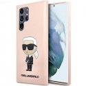 Karl Lagerfeld KLHCS23LSNIKBCP Sam S23 Ultra S918 hardcase różow Karl Lagerfeld KLHCS23LSNIKBCP Sam S23 Ultra S918 hardcase różow