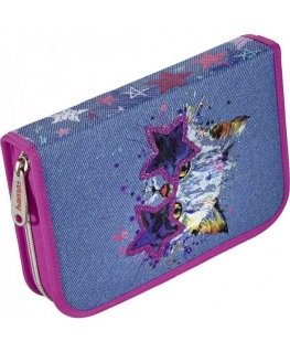 Pencil case Crazy cat