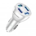 Wozinsky WCCAW 50W 4x USB-A QC car charger - white Wozinsky WCCAW 50W 4x USB-A QC car charger - white