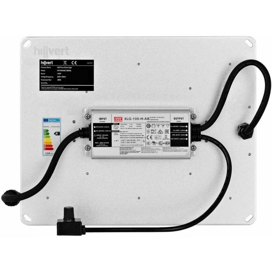 Hillvert Augalų augimo lempa viso spektro 30 x 24 cm 234 LED 110 W sidabrinė – 2