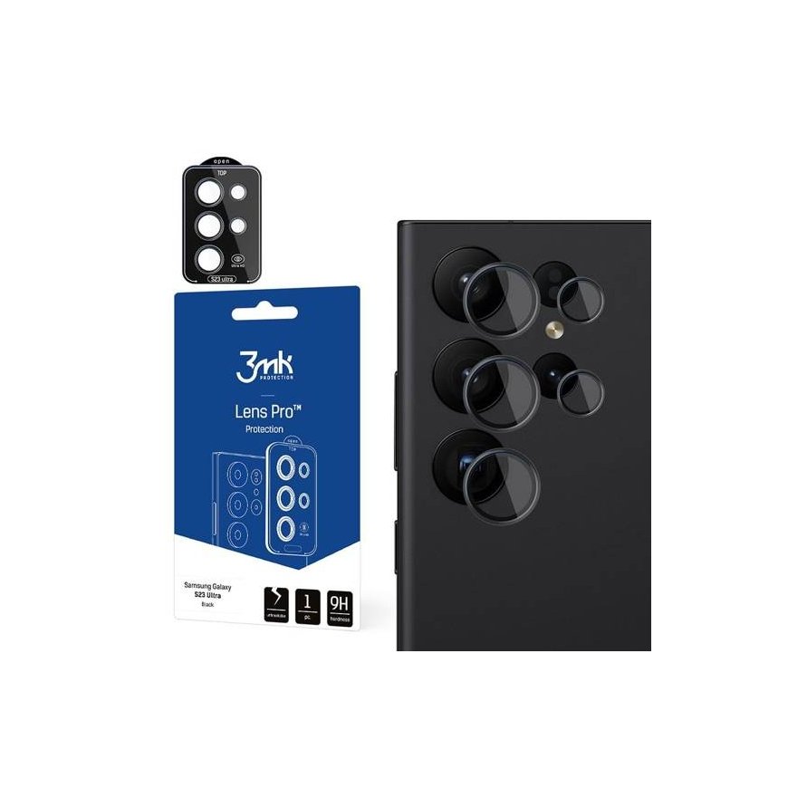 Camera glass for Xiaomi Redmi Note 12 Pro 7H for 3mk Lens Protec