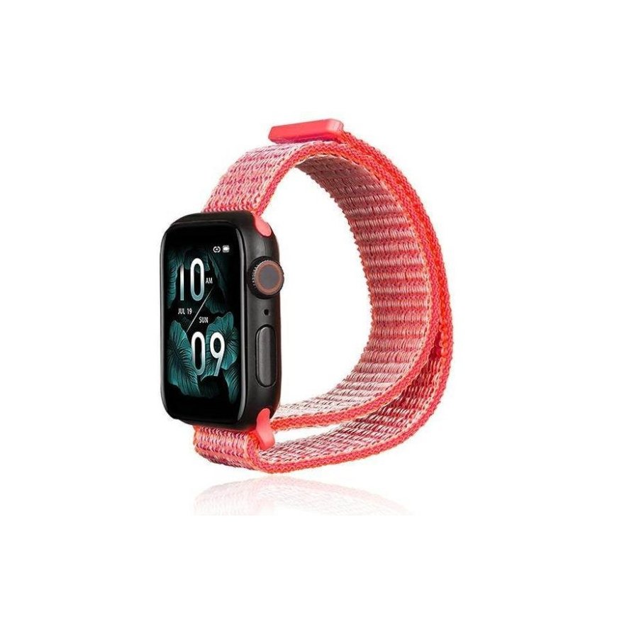 Beline pasek Apple Watch Nylon 42|45|45|49mm różowy |hot pink – 2
