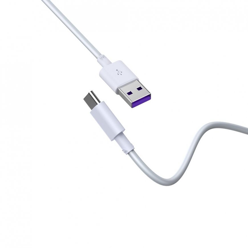 Devia cable Shark USB - USB-C 1,5 m 5A white