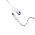 Devia cable Shark USB - USB-C 1,5 m 5A white