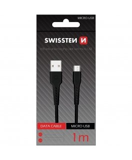 Swissten Basic Fast Charge 3A Micro USB Datu un Uzlādes Kabelis