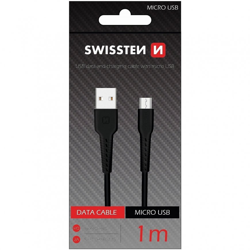 Swissten Basic Fast Charge 3A Micro