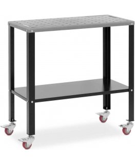 Stamos Germany Mobile assembly welding table with shelf up to 544kg, 91x46cm