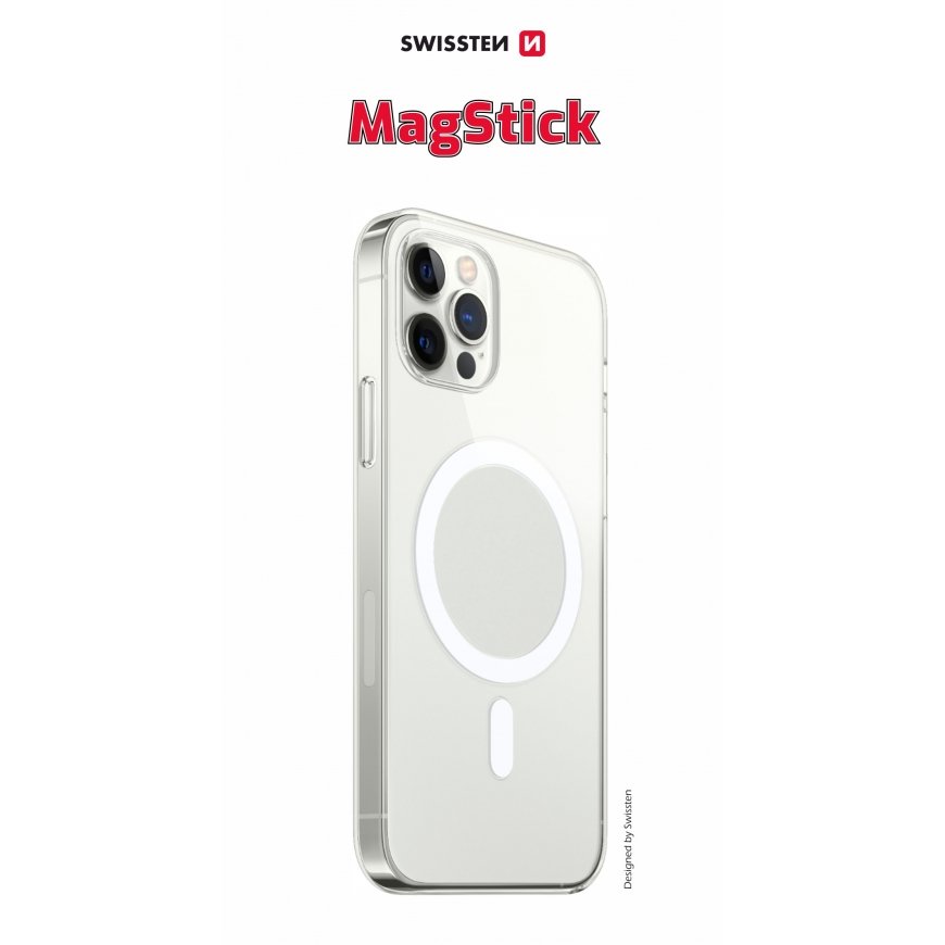 Swissten Clear Jelly MagStick Apple iPhone 13 Mini Transparent