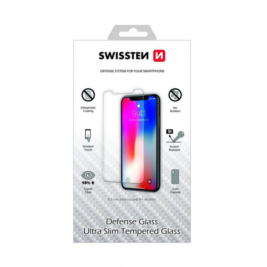 Swissten Ultra Slim Tempered Glass Premium