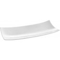 Rectangular decorative tray BARKA 352x146mm white porcelain - Hendi 785553 Rectangular decorative tray BARKA 352x146mm white porcelain - Hendi 785553