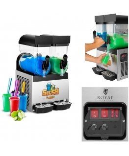 Royal Catering Granitor dispenser, double granite drinking machine, 2x 15L