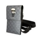 Karl Lagerfeld Torebka KLWBSAMIPG srebrny|silver Ikonik Karl Mon Karl Lagerfeld Torebka KLWBSAMIPG srebrny|silver Ikonik Karl Mon