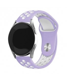 Beline pasek Watch 20mm Sport Silicone fioletowo-biały purple|wh