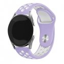 Beline pasek Watch 20mm Sport Silicone fioletowo-biały purple|wh