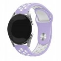 Beline pasek Watch 20mm Sport Silicone fioletowo-biały purple|wh