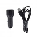 Maxlife MXCC-01 car charger 2x USB 2.4A black + USB-C cable Maxlife MXCC-01 car charger 2x USB 2.4A black + USB-C cable