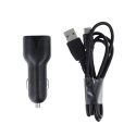 Maxlife MXCC-01 car charger 2x USB 2.4A black + USB-C cable Maxlife MXCC-01 car charger 2x USB 2.4A black + USB-C cable