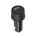 Forever car charger 1xUSB 2,4A + 1xUSB-C PD 45W LA-04 black Forever car charger 1xUSB 2,4A + 1xUSB-C PD 45W LA-04 black