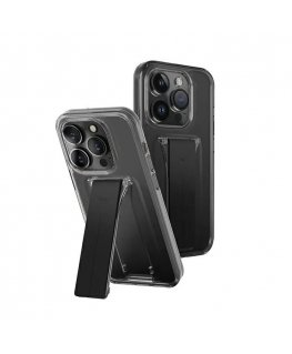 UNIQ etui Heldro Mount with Stand iPhone 15 Pro 6.1" dymny|vapou