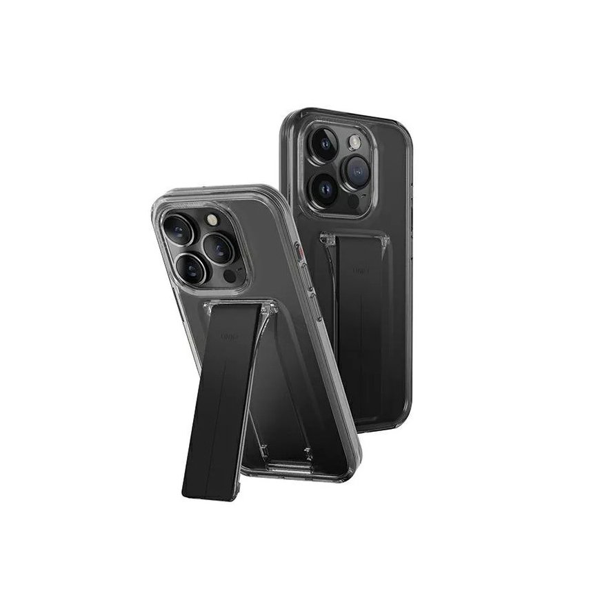 UNIQ etui Heldro Mount with Stand iPhone 15 Pro 6.1" dymny|vapou