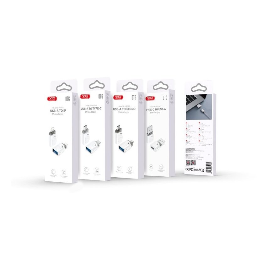 XO adapter NB256B OTG USB - USB-C white