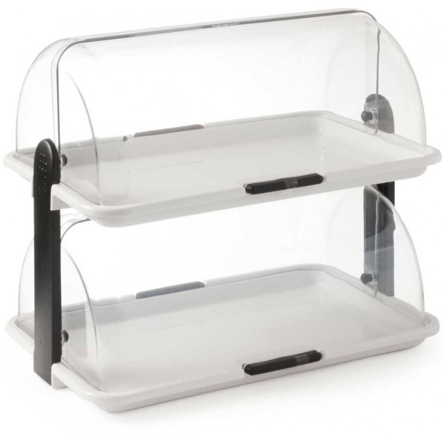 Buffet showcase with double roof window 380 x 260 x 355 mm - Hendi 871768