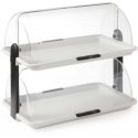 Buffet showcase with double roof window 380 x 260 x 355 mm - Hendi 871768