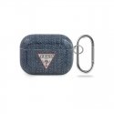 Guess GUACAPTPUJULDB AirPods Pro cover granatowy|dark blue Jeans Guess GUACAPTPUJULDB AirPods Pro cover granatowy|dark blue Jeans