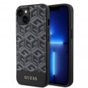 Guess PU G Cube MagSafe Case for iPhone 15 Black