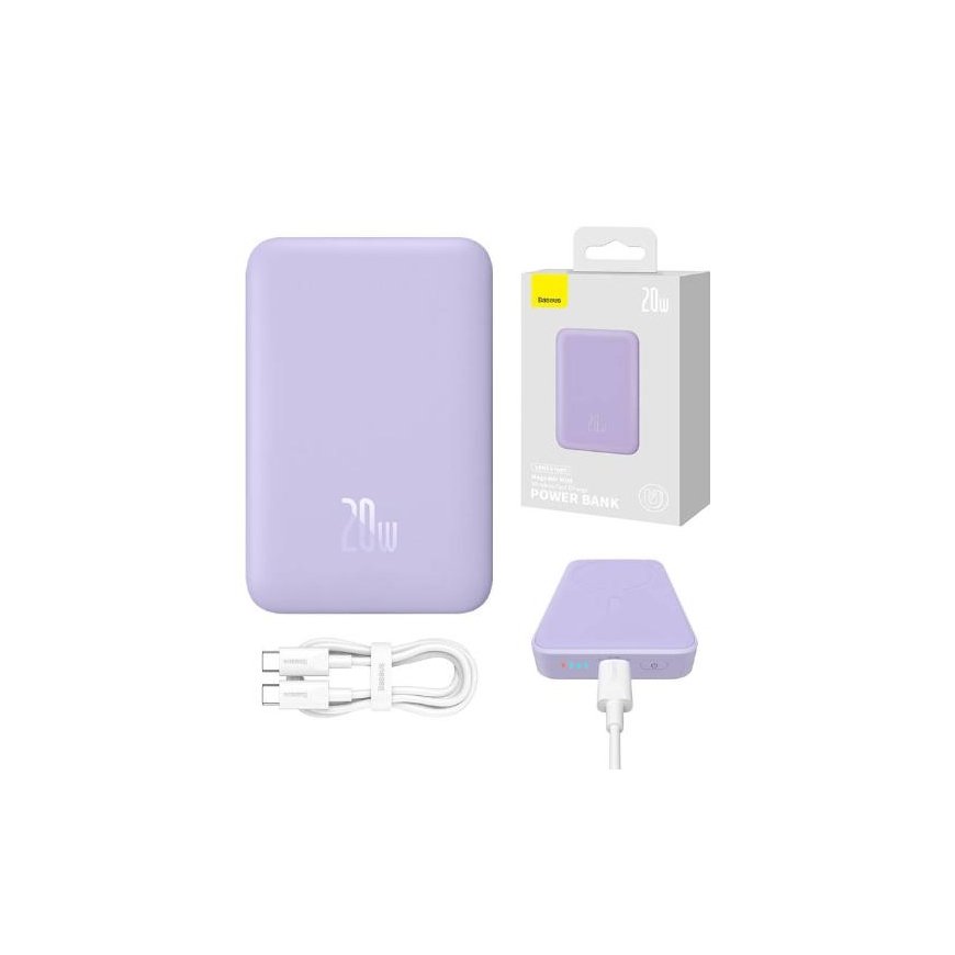 Baseus Powerbank magnetyczny Baseus Magnetic Mini