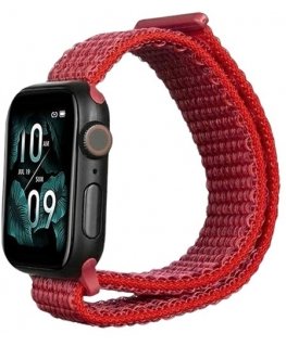 Beline pasek Apple Watch Nylon 38|40|41mm czerwony |red