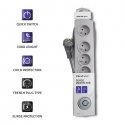 Qoltec 50272 сетевой фильтр Серый 5 розетка(и) 230 V 3 m Qoltec 50272 сетевой фильтр Серый 5 розетка(и) 230 V 3 m