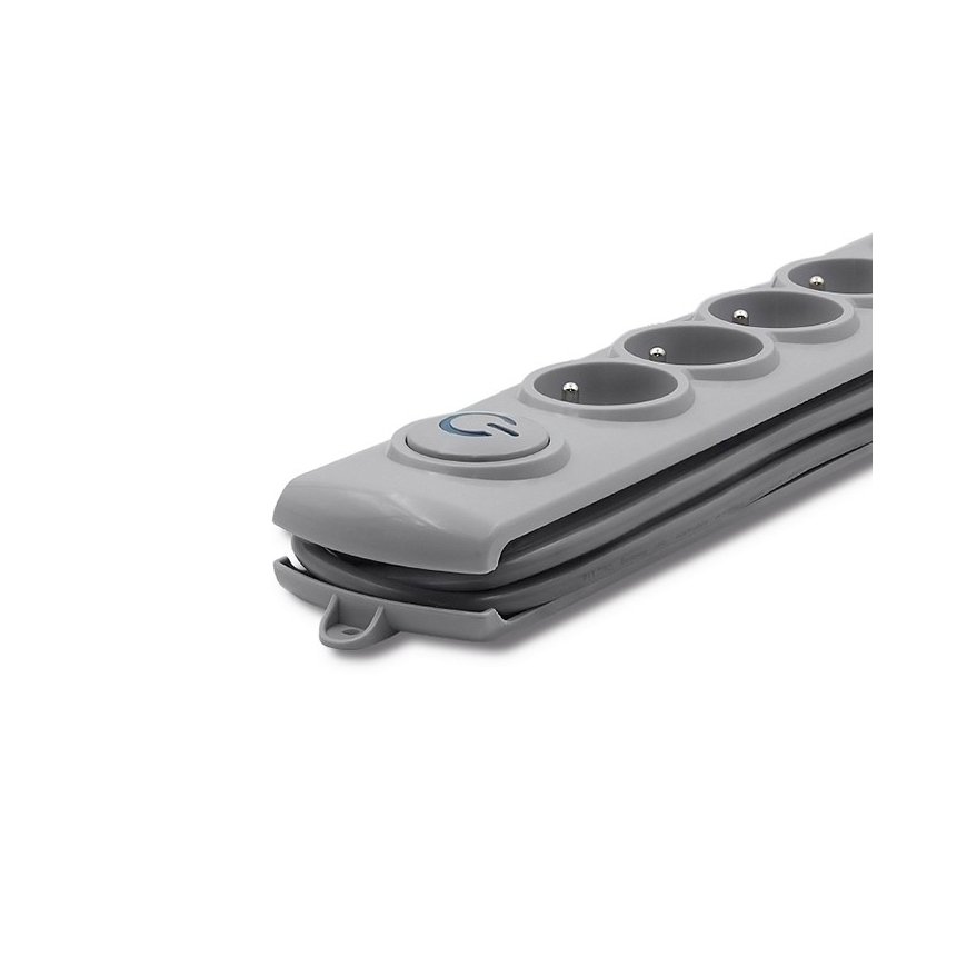 Qoltec 50272 pārsprieguma aizsargs Pelēks 5 Maiņstrāvas izvade (-s) 230 V 3 m – 4