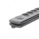 Qoltec 50272 сетевой фильтр Серый 5 розетка(и) 230 V 3 m Qoltec 50272 сетевой фильтр Серый 5 розетка(и) 230 V 3 m
