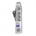 Qoltec 50272 ylijännitesuoja Harmaa 5 AC-pistorasia(a) 230 V 3 m Qoltec 50272 ylijännitesuoja Harmaa 5 AC-pistorasia(a) 230 V 3 m