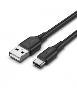Vention CTHBH USB-kaabel 2 m USB 2.0 USB A USB C Must