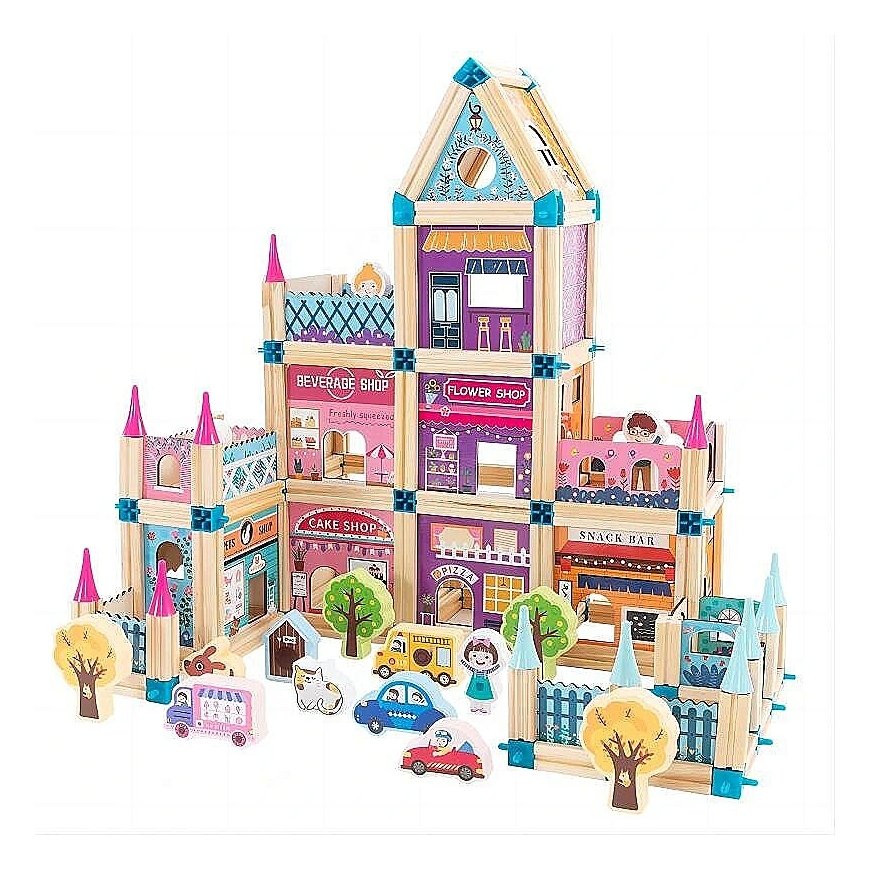 RoGer Princess Wooden House 278 pcs. – 2