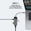 Green Cell HUBGC01 interface hub USB Type-C 5000 Mbit/s Silver Green Cell HUBGC01 interface hub USB Type-C 5000 Mbit/s Silver