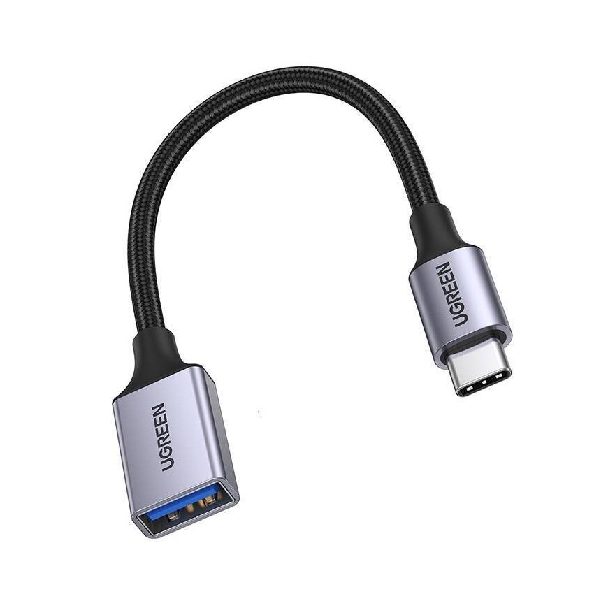 Adapter OTG USB-C/USB-A 3.0 UGREEN US378 (czarny) – 2