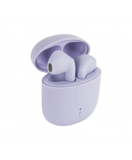 TelForceone Setty Bluetooth earphones TWS with a charging case STWS-19 lilac