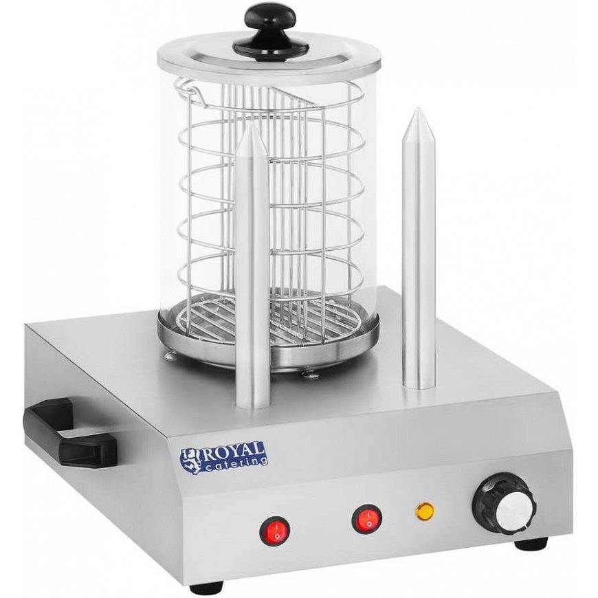 Heater for 30 hot dogs, sausages and 2 buns Royal Catering RCHW-350-2 – 2