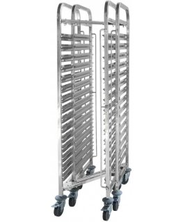 Hendi Steel trolley for transporting GN 15 x GN1/1 containers and pallets