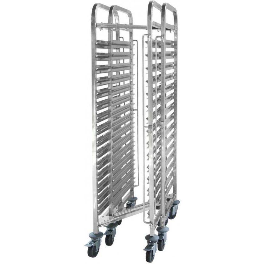 Hendi Steel trolley for transporting GN 15 x GN1/1 containers and pallets