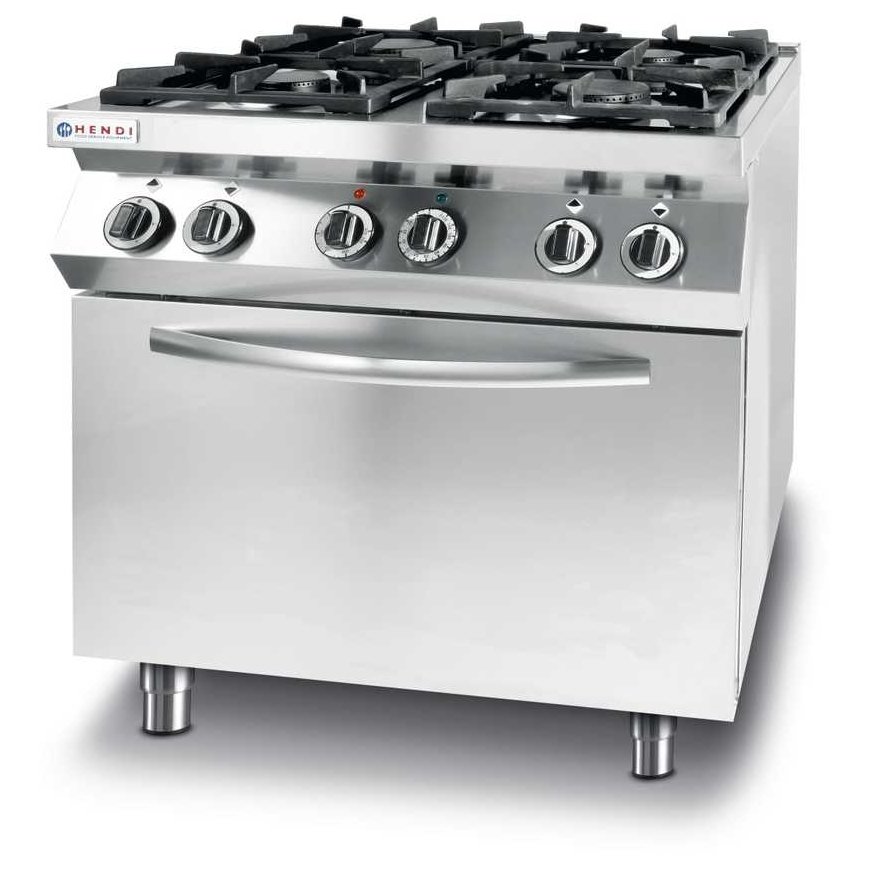Hendi Gas cooker 4 burners with
