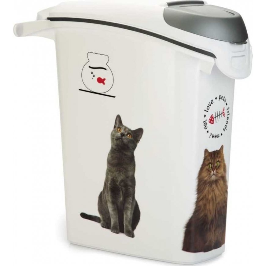 Curver PetLife 10kg Pet Litter Storage Capacity 23 x 50 x 49cm Cat Litter Box with Lid – 3